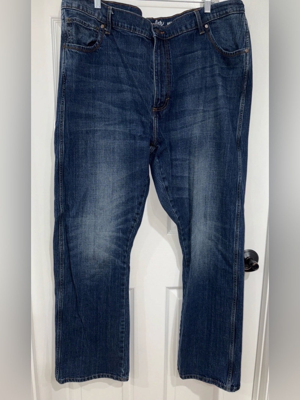 Wrangler Retro Relaxed Boot Blue Jeans Men's 42x34 Workwear Western SEE NOTE
